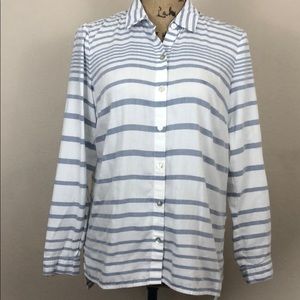 J.Jill Stripped Button Down